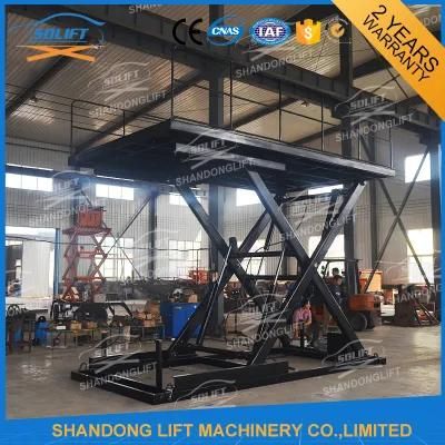 Hydraulic Scissor Undersround Vertical Garage Car Elevator