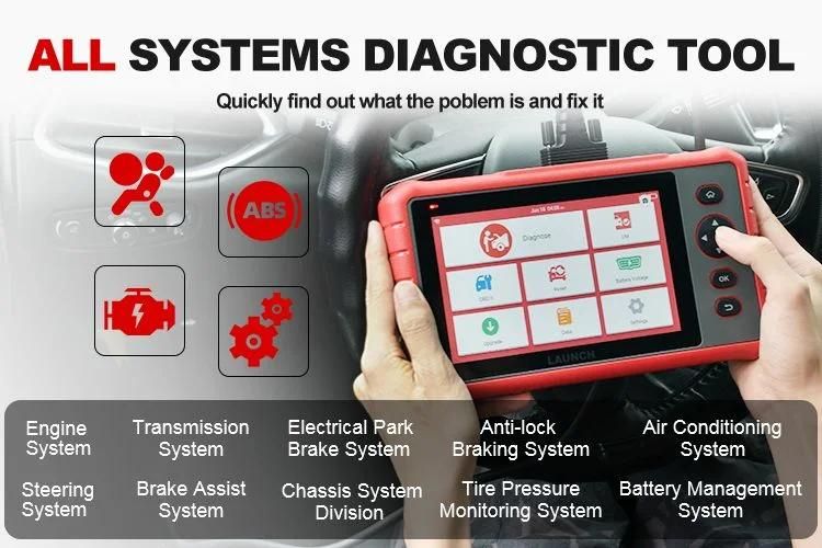 Original Launch X431 Crp909X Same as Launch X431 Crp909e Full Systems Car Scanner 1 Year Free Update Online