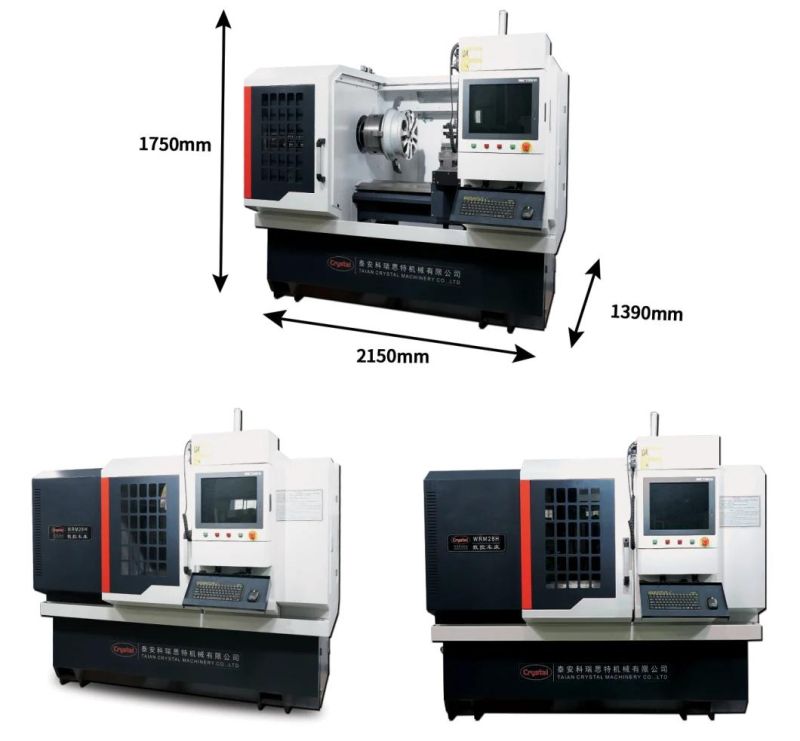 380V Voltage and New Condition CNC Wheel Repair Lathe Machine Wrm28h