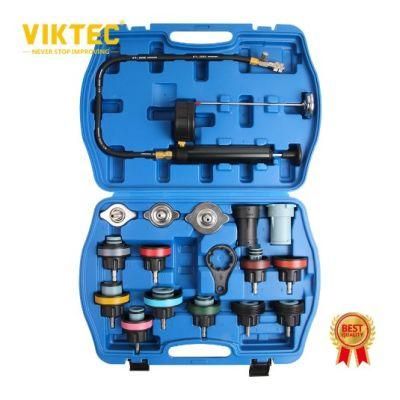 Viktec CE 18PC Radiator Pressure Compression Tester Kit for Cooling System Compression Tester (VT01064F)