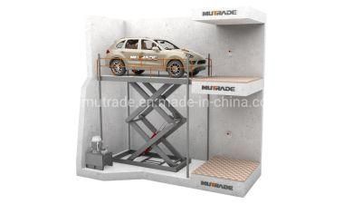 Vertical Vehicle Elevator Hydraulic Scissor Car Lift Platform