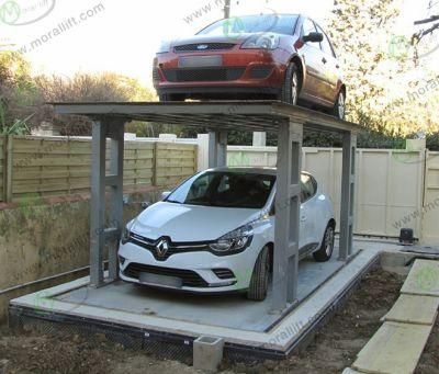 High Quality Basement Garage Car Lift with Roof