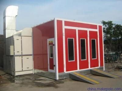 Car Paint Spray Booth Room with Intake and Exhaust Fan for Sale