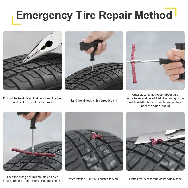 Motorcycle Parts Puncture Tyre Tool Tubeless Tire Repair Plug Tool