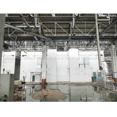 CE Approved Massive Industrial Preparation and Sanding Booth for Large Machinery