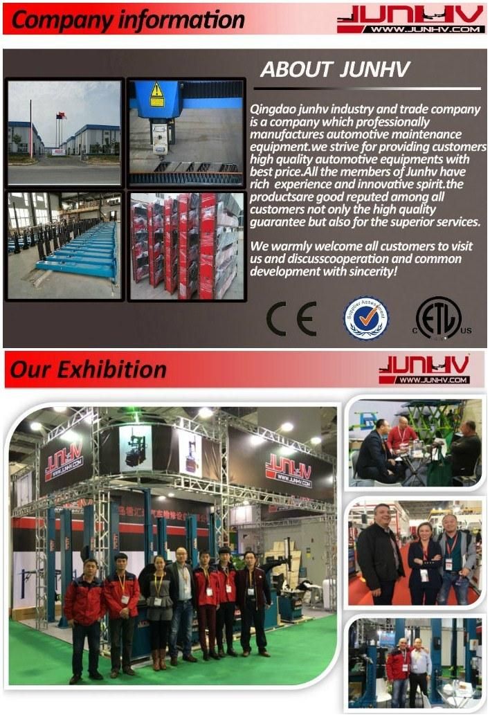 Manufacture & Export "Junhv" Brand Two Post Car Hoist Jh-5000c