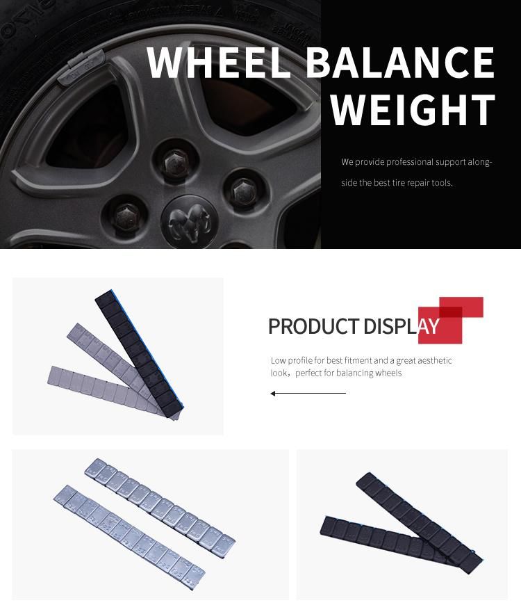 China Wholesale Fe Adhesive Wheel Weights Stick on Balancing Weights
