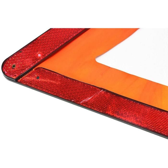 High Visibility Red Roadway Safety Car Emergency Sign Reflective Triangle Warning