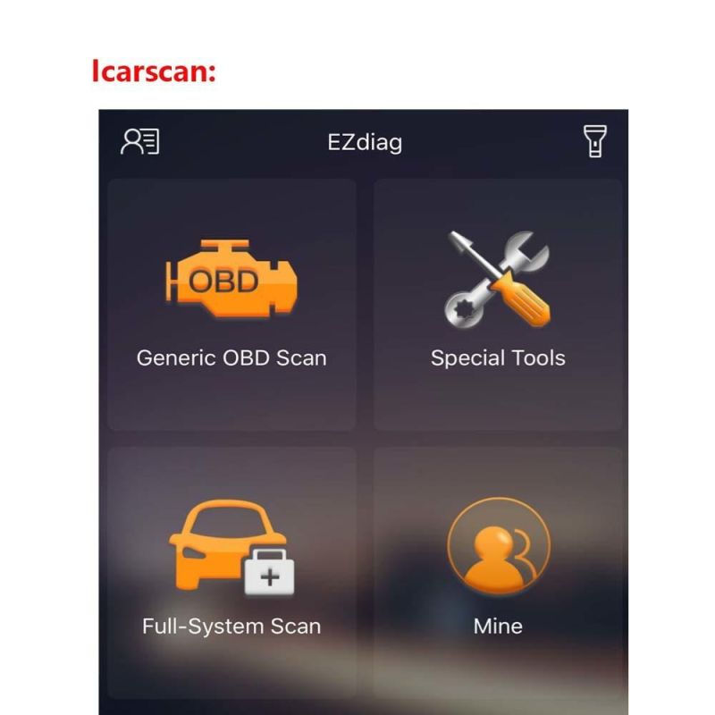 Launch Icarscan Bluetooth Diagnostic Scanner for Android