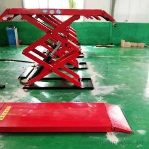 Qiyun 3000kg Good Quality Two Scissor Car Lift