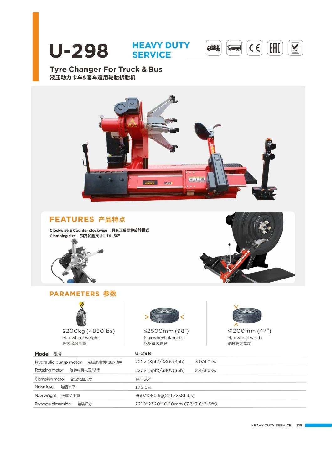 Unite Heavy Duty Tyre Changer for Bus 14"-56" Truck Tire Changer U-298