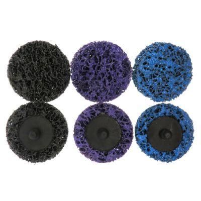 2 Inch 50mm Easy Strip Clean Roll Lock Abrasive Grinding Pad Discs for Paint Remove