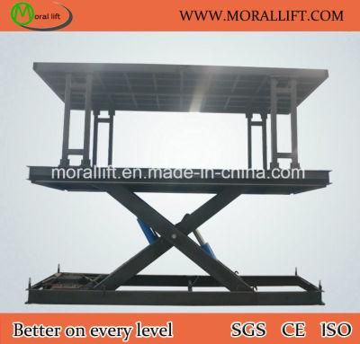 Hydraulic double deck car lift