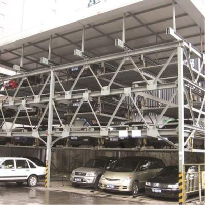 Quad Stacker 4 Layer Puzzle Parking System Sliding and Lifting