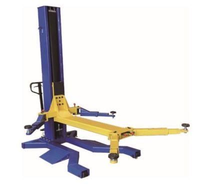 Mobile One Post Single Post Car Lifts One Cylinder Hydraulic Lift
