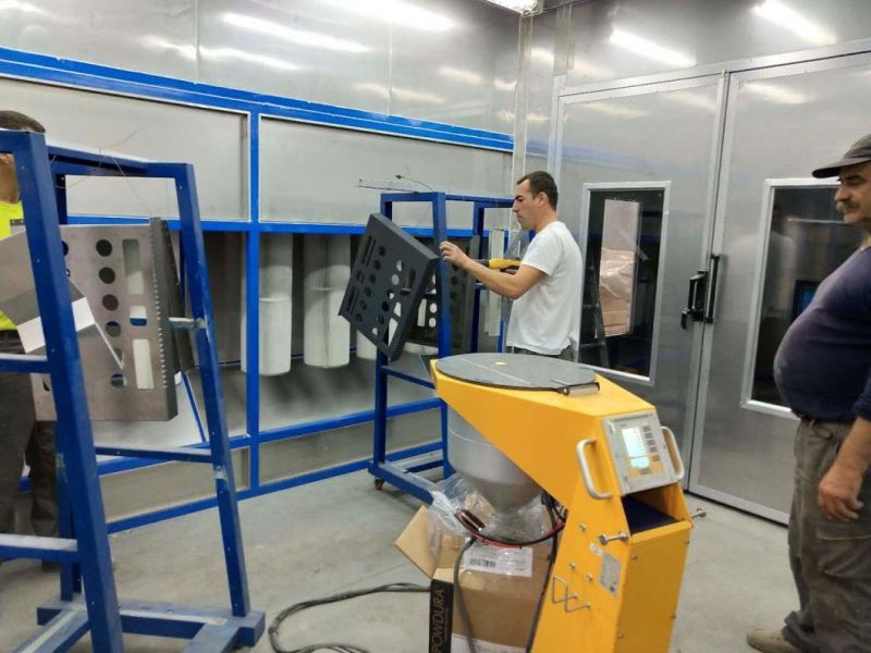 3D Lift Platform in Spray Booth