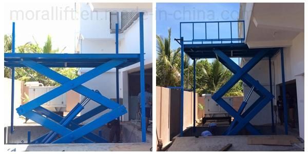 Hydraulic driven car park lift with CE