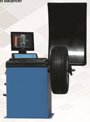 Wheel Balancer Alu Program Ans Static Program Balancing Machine Tyre Changer Tire Changer Garage Equipment LCD Monitor