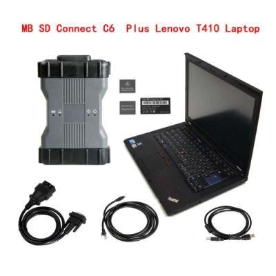 V2022.03 Xentry Diagnosis Vci Benz C6 Doip Multiplexer Diagnostic Tool Plus Lenovo T410 Laptop for Mercedes Benz