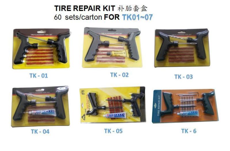 Chinese Factory Wholesale Tubeless Tire Repair Puncture Tools for Car