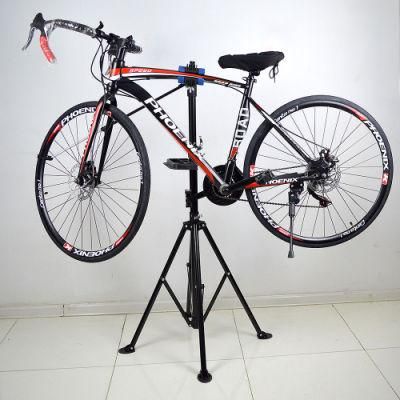 Adjustable Metal Bicycle Workstand Tools Accessories Mountain Bike Repair Stand