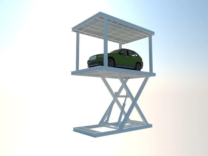 Garage Invisible Parking Double Deck Car Lift