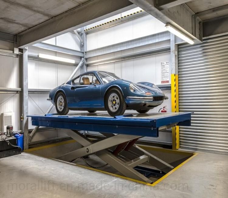 Hydraulic driven car park lift with CE