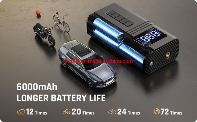 Rechargeable Battery Power Bank Bike Electric Car Air Inflator Pump