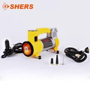 Portable 12V Car Electric Air Compressor Tire Inflator Pump 150 Psi W/ Pressure Gauge