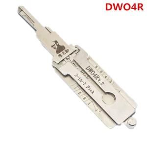 Original Lishi Dwo4r 2 in 1 Lock Pick and Decoder Locksmith Tool