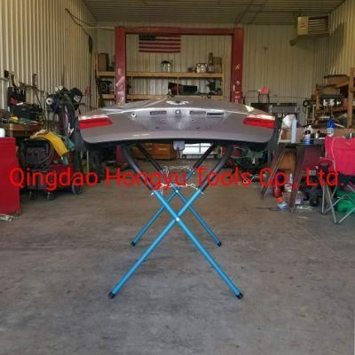 Auto Repair Trestle Adjustable X-Shape Bumper Stand Rack