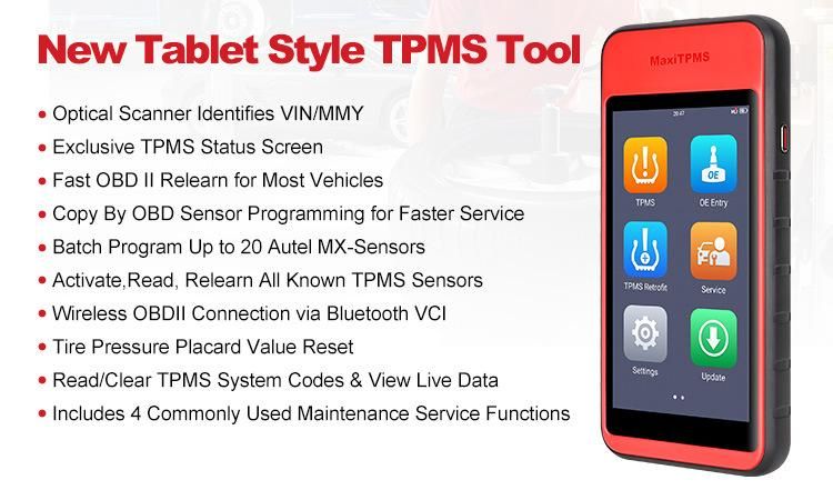 Autel Maxitpms Its600 Complete TPMS Service and Diagnostics Tablet 2022 Tire Pressure Tester