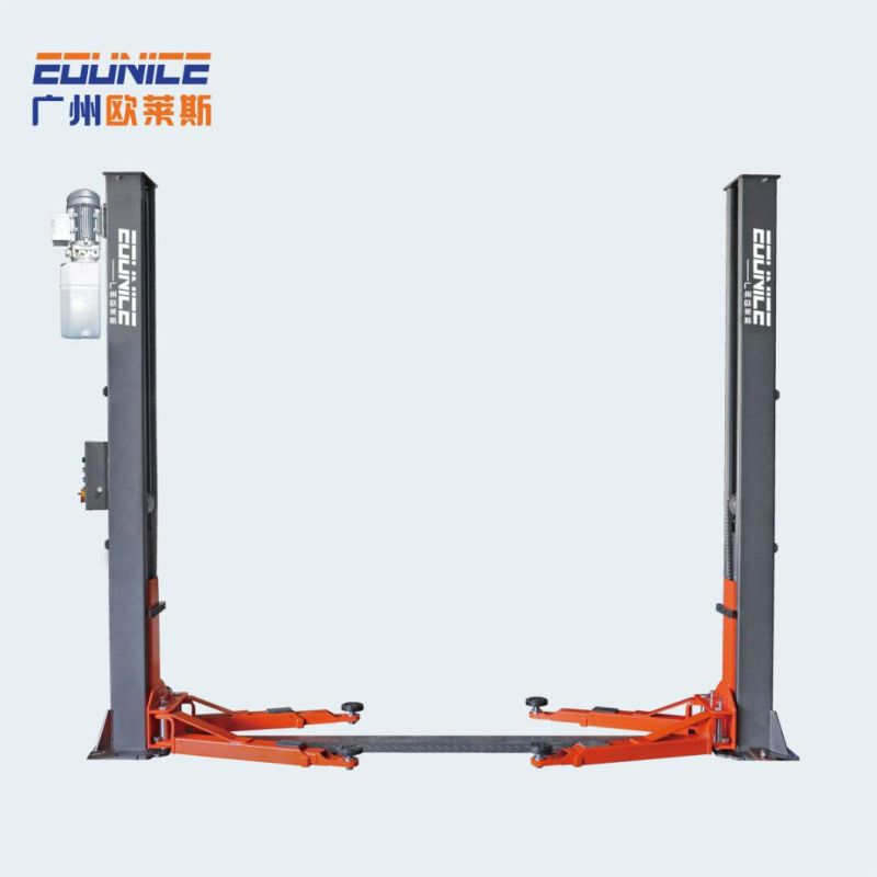 Automotive Equipment Car Tools Hydraulic Floor Plate 2 Post Car Lift Garage Equipment Elevator