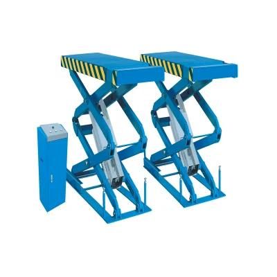 CE 3000kg Flush Mounted Inground Scissor Car Lift