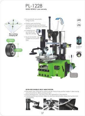 Puli Full-Automatic Tilting Arm Tire Changer CE Pl-1228 Machine Price Economical Auto Maintenance Repair Equipment for Sale