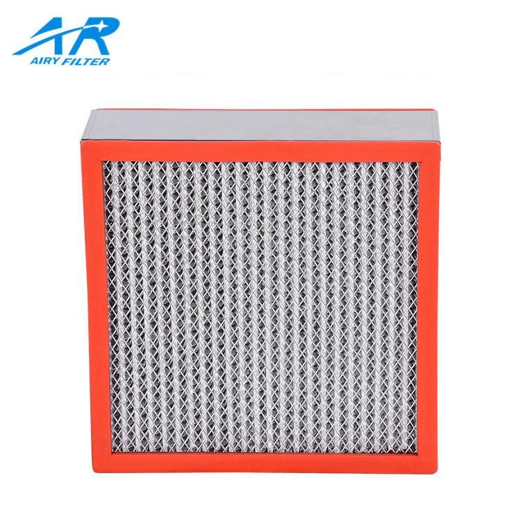 High Standard Frame HEPA Filter with High Temperature Resistant