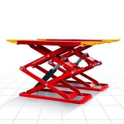 Ground Mounted Full Rise Auto Hoist Hydraulic Double Platform Stationary Scissors Car Lift for Car Wash and Repair