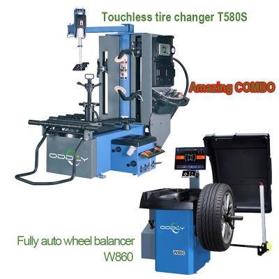 Automatic Tire Changer and Wheel Balancer Combo
