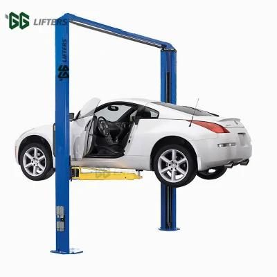 CE Approved 4500kg Two Post Clear Floor Car Lift