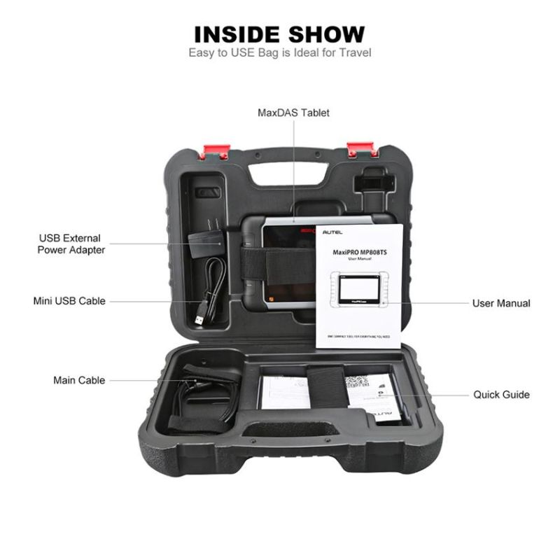 Autel MP808ts Maxipro Automotive Scan Tool Diagnostic Scanner MP808ts Maxipro for Volvo Construction Equipment Diagnostic Tool