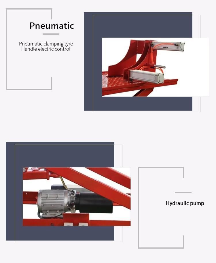 CE Pneumatic Motorcycle Lift with Factory Price