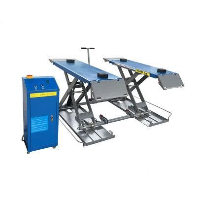 3t Double Hydraulic Cylinders Scissor Vehicle Lifts for Factory Price