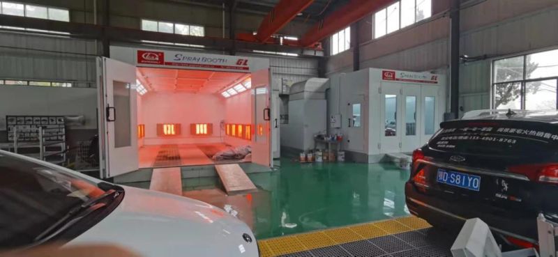 Electric Heating, Infrared Spray Booth