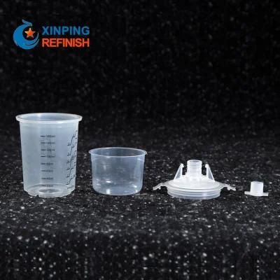 Multifunctional PP Clip Type Preparation System Liners Paint Cup with CE Certificate for Car Body Coating