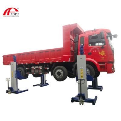 Workshop Equipment Portable 20 Ton 4-Pillar Vehicle 4 Post Lift Car Lift Electric Bus 4 Column Lift Mechanical Truck Lift