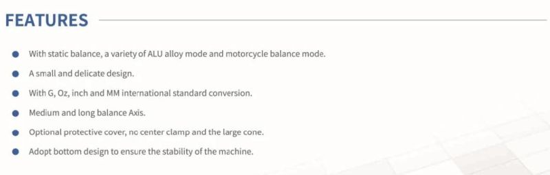 Wheel Balancer with Static Balance Alu Alloy Mode and Motorcycle Balance Mode Tyre Changer Tire Changer Garage Equipment Balancing Machine