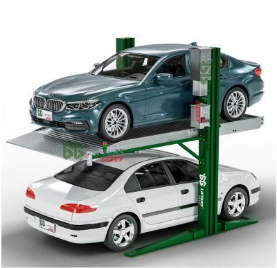 Indoor outdoor 2 two post design car parking lift CE approved