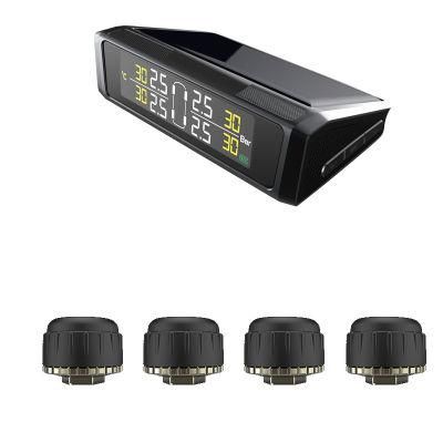 Universal Car Solar LCD Display External TPMS Tire Pressure Monitoring System