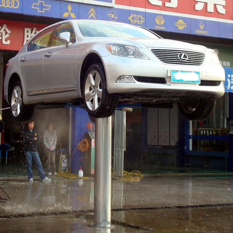 Single Post Car Lift for Washing Car