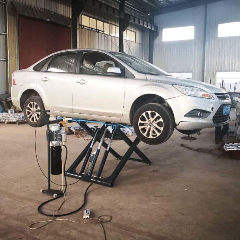 Mobile/Movable/Portable Hydraulic Scissor Lift for Vehicle/Car with CE